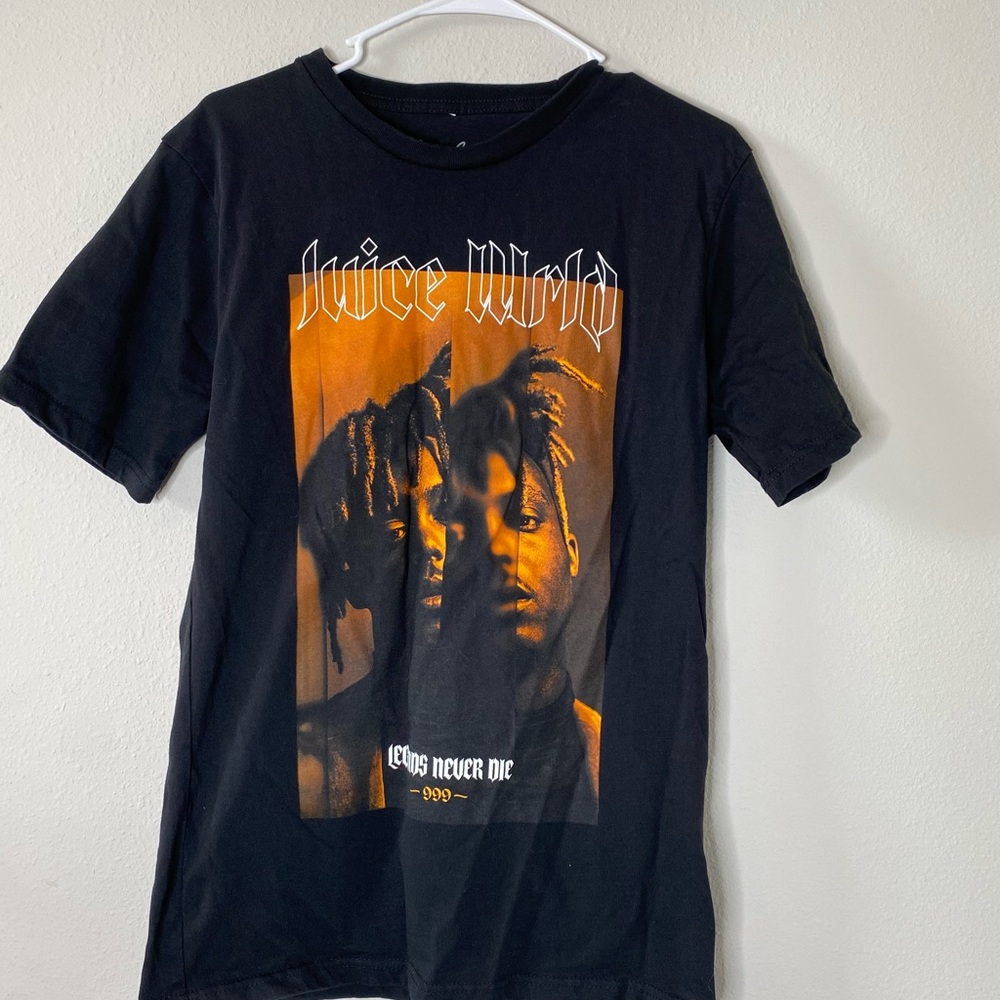 Juice WRLD Black Graphic T-Shirt